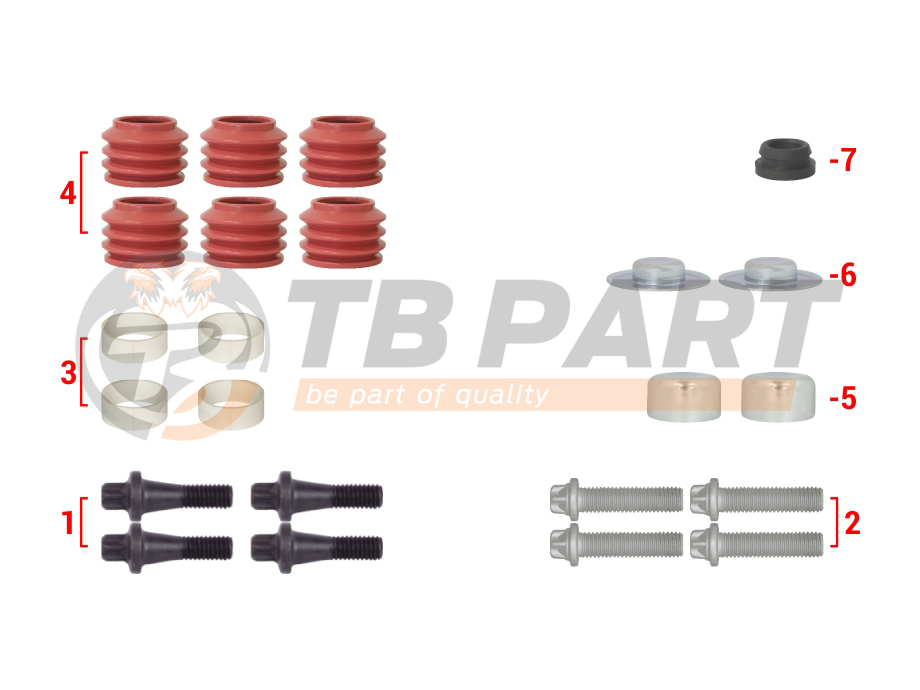 HALDEX Caliper Repair Kit