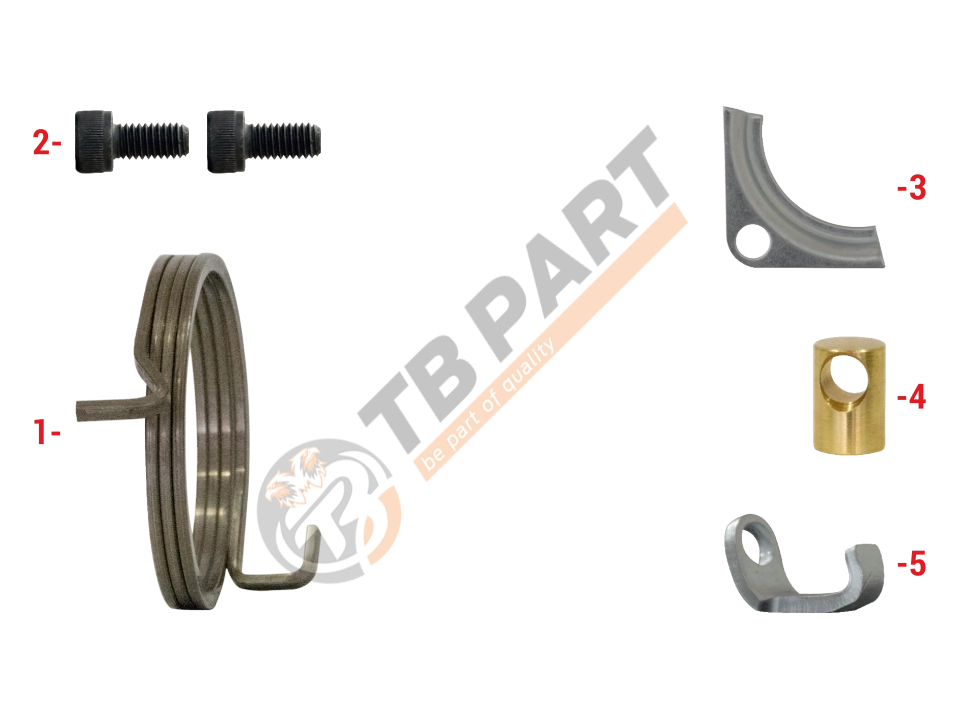 Spring & Retainers Repair Kit (Right)